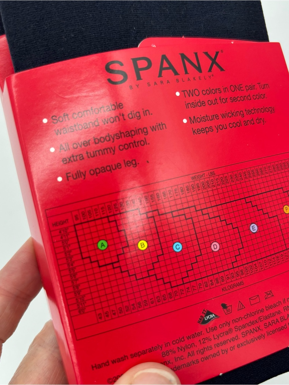 NWT SPANX Reversible Tights - Picture 4 of 4